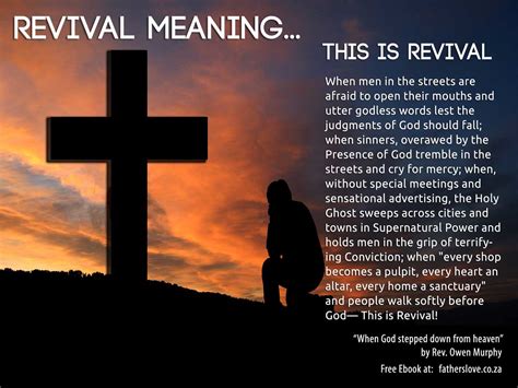 How to use meaning in a sentence. Revival meaning- what does real revival look like?