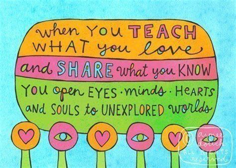 Teach What You Love 5x7 Doodleprint Etsy Teaching Quotes Teacher