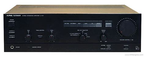 Luxman LV Stereo Integrated Amplifier Manual HiFi Engine
