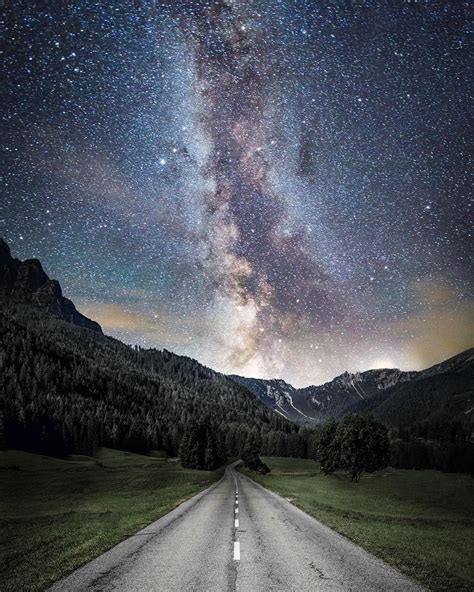 Road To The Milky Way In The Italian Dolomites By Olli Sorvari Oos