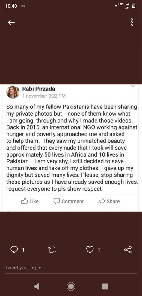 Pakistani Singer Rabi Pirzada Nude Photos And Video Leaked Influencerchicks