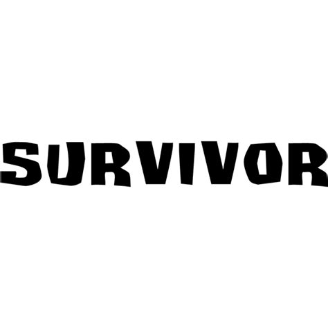 Survivant Is A Font Based On The Title Logo From The TV Show Survivor
