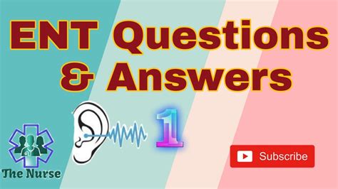 Ent Questions And Answers Ear Ent Questions And Answers For Medical