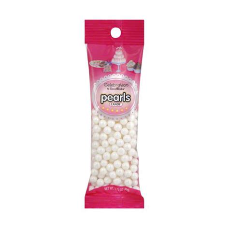 Shimmer White Pearls Candies Peg Pouch Distribuidora De Alimentos