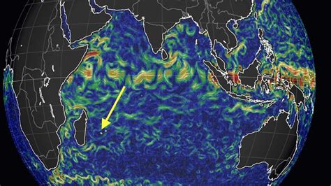 The cold benguella current and the cold canary current. Indian Ocean currents show debris is very likely from MH370