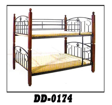 From wooden posts, metal bedrails, to an upholstered headboard, we got a wide selection of bed frames to match your taste. DEW FOAM DD-0174 DOUBLE DECK BED FRAME with Mattress ...