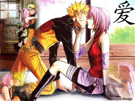 Sakura Kissing Naruto By Cloedette On Deviantart