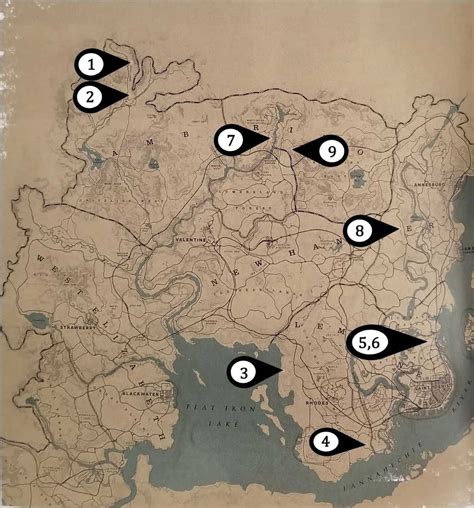 Red Dead Redemption 2 Graves Map