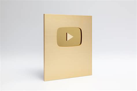 Download this premium psd file about gold play button youtube mockup, and discover more than 11 million professional graphic resources on freepik. How Much Is A Golden Play Button Worth September 2019