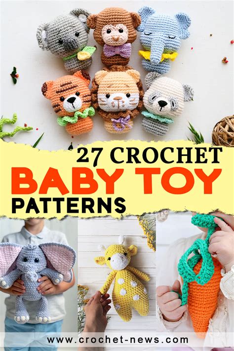 26 Crochet Baby Toys Patterns Crochet News