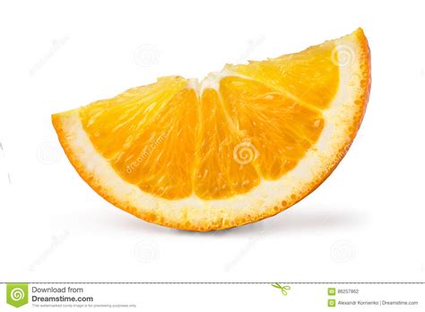 Tranche De Fruit Orange Disolement Photo Stock Image Du Coupure