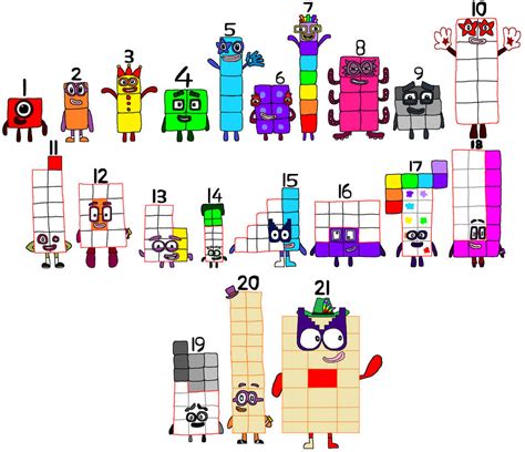 Numberblocks From The Octo Guard Edited By 22rho2 On Deviantart