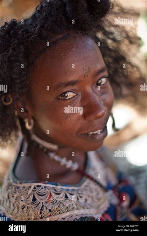 Fulani Woman In Djibo In Northern Burkina Faso The Woman Sports The