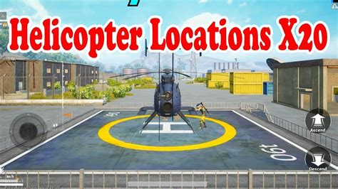 Butterfly 20 Helicopter Locations In Payload Mode Pubg Mobile
