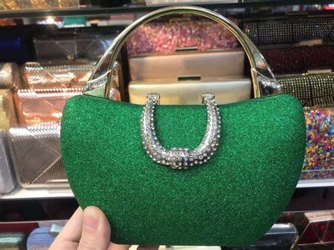 Green Sequined Handbag For Women Clutch Purses For Women Evening Bags