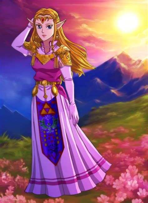 Legend Of Zelda Ocarina Of Time Art Princess Zelda Oot By