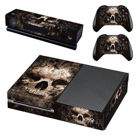 Burned Skull Xbox One Skin Decal For Console And 2 Controllers Xbox