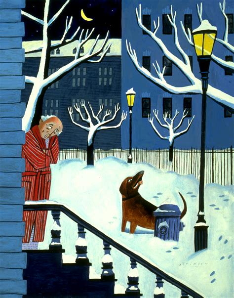 Covers > new yorker cover, dogs. Cover Story: Mark Ulriksen's "A Walk in the Snow" - The ...