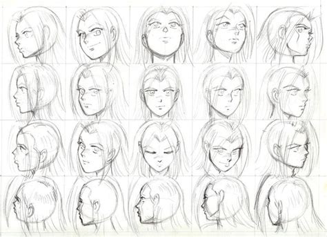 How to draw the head from any angle proko. anime face angle chart - Google Search | Character design ...
