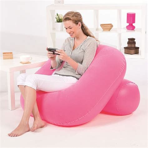 Nestair Pink Inflatable Chair Air Beds And Pillows