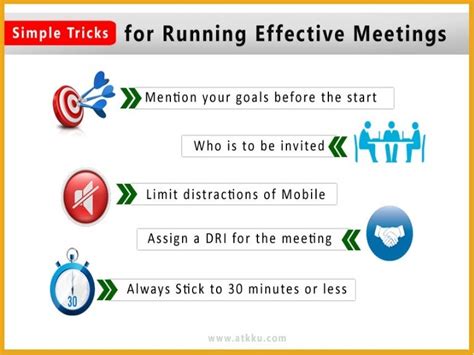 Simple Tricks For Running Effective Meetings