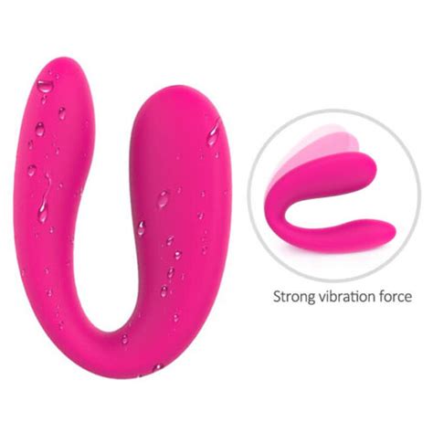 G Spot Vibrator U Shape Dildo Clit Orgasm Anal Sex Toys Women