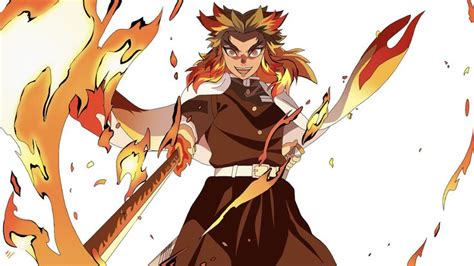 Kyojuro Rengoku Kimetsu No Yaiba Demon Slayer Anime One Piece