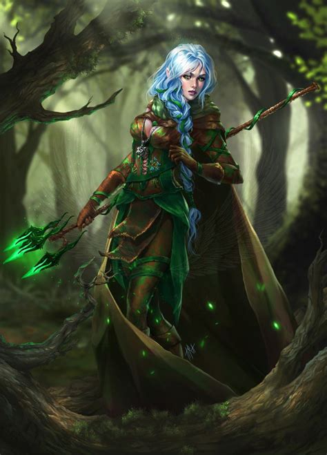 Image Result For Redhead Druid Armor Character Art Elf Druid