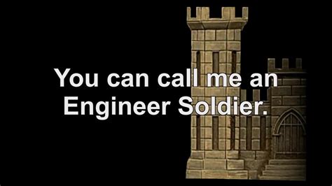 Army Engineer Song Lyrics Army Military