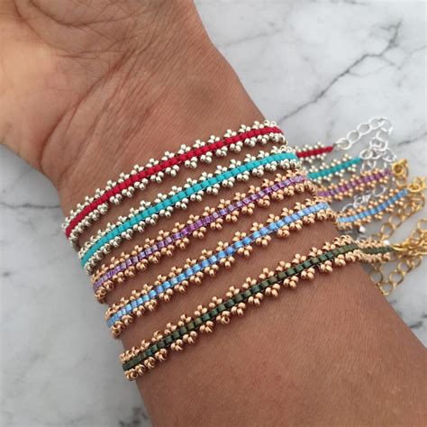 Handmade Seed Bead Boho Bracelets With Zinc Alloy Clasps Stacking