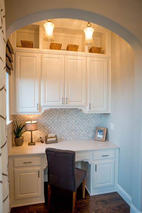 This nook in the kitchen is perfect for planning your meals for the