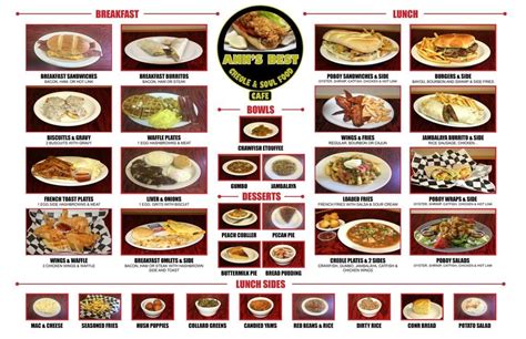 Menu At Anns Best Creole And Soul Food Restaurant Richland