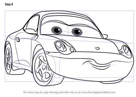 Kleurplaten voor kinderen tekenen en kleuren leren. Learn How to Draw Sally from Cars 3 (Cars 3) Step by Step ...
