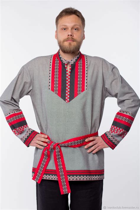 Косоворотка для мальчика своими руками. Одежда ручной работы. Мужская рубаха Чалдоны из хлопкольна ...