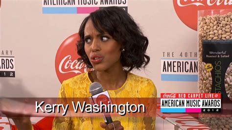 Kerry Washington Red Carpet Interview Ama 2012 Youtube