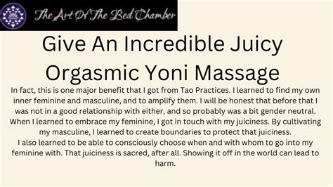 Ppt How To Give A Deliciously Juicy Orgasmic Yoni Massage Powerpoint