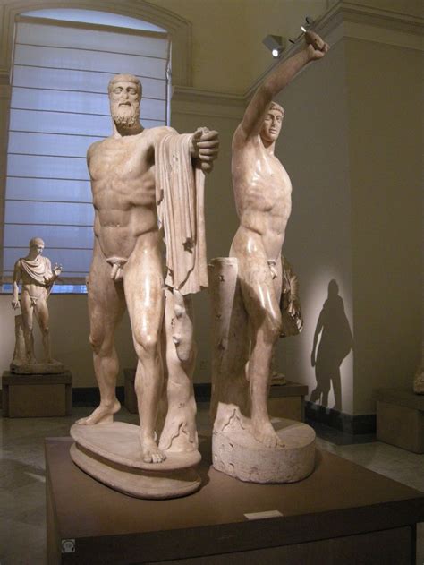 The Tyrannicides Harmodios And Aristogeiton Roman Copies Of Greek