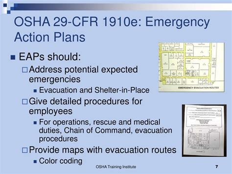 Familiarity with these plans in any workpl… only rub 220.84/month. PPT - OSHA Regulations & Legal Issues for Evacuation of ...