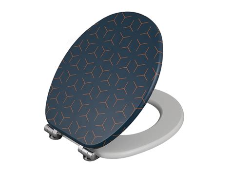 Suppliers Of Bofan Mdf Uv Printed Geometric Pattern Wc Toilet Seat