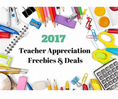 Appreciation Teacher Week Freebies Teachers Support Discounts