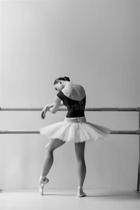 Beautiful Ballerina Training In The Class Stock Image Image Of