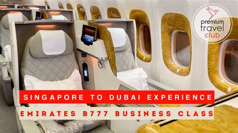 Emirates Boeing 777 New Business Class Review Singapore To Dubai Youtube