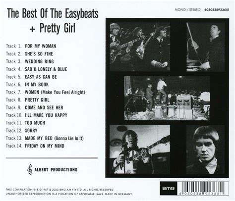 The Easybeats The Best Of The Easybeats Pretty Girl Best Of Vol