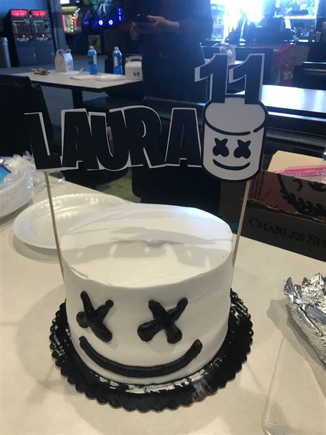 Aufrufe 49 mio.vor 2 years. DJ Marshmello cake | 7th birthday party ideas, Boy ...