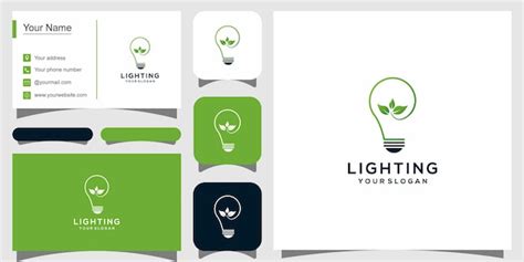 Premium Vector Lighting Logo Design Simple Modern