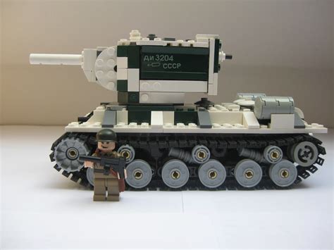 Ww2 Lego Tank Kv2 Winter 2 Kv2 Soviet Tank With On Scale Flickr