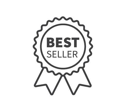 Premium Vector Best Seller Label Icon Isolated On White Background