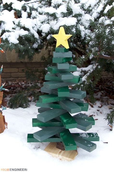 0036 Easy Diy Wooden Christmas Craft Ideas Pallet Christmas Tree
