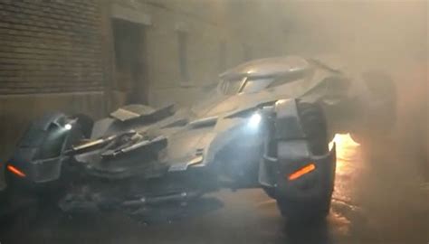 First Look At Batmobile From Batman V Superman Dawn Of Justice