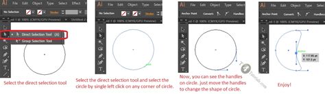 How To Change The Shape Of A Circle With Point In Adobe Illustrator